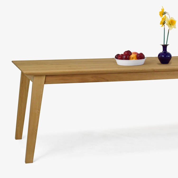 Masivní stůl dub 240 x 100 cm , Jídelní stoly- 6