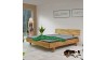Zaoblená manželská postel z masivu dub 180 x 200 cm , Dubové postele- 2