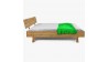 Zaoblená manželská postel z masivu dub 180 x 200 cm , Dubové postele- 4