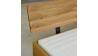 Zaoblená manželská postel z masivu dub 180 x 200 cm , Dubové postele- 7