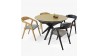 Černá dřevěná jídelní židle , Jídelní židle- 11