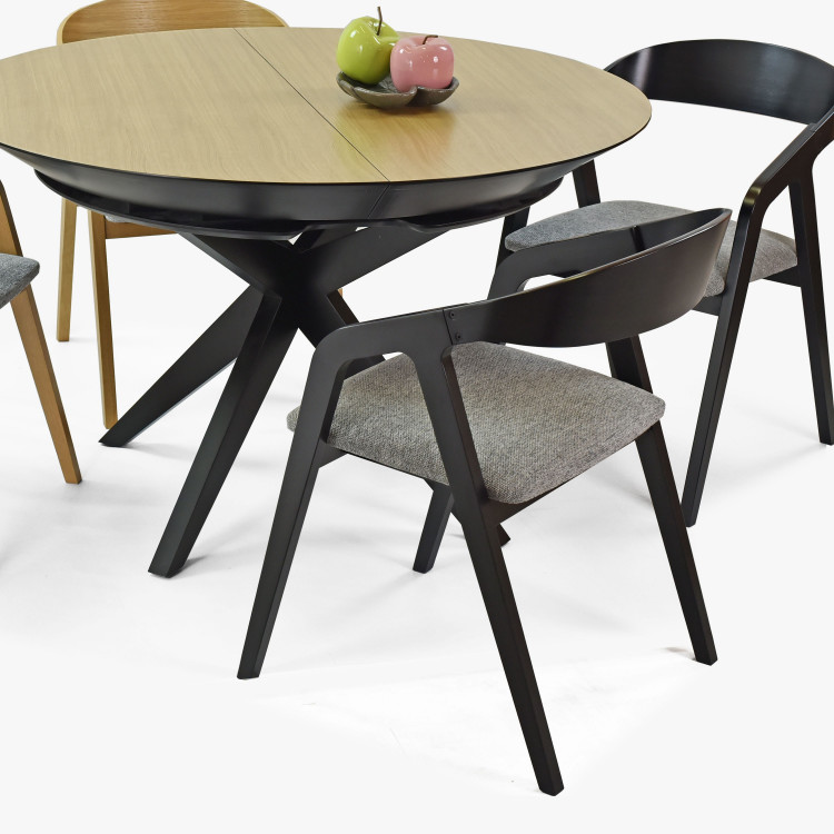 Černá dřevěná jídelní židle , Jídelní židle- 13