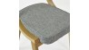 Jídelní židle dub s šedým čalouněním , Jídelní židle- 9