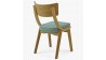 Jídelní židle dub s mátovým čalouněním , Jídelní židle- 5