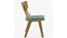 Jídelní židle dub s mátovým čalouněním , Jídelní židle- 4