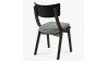 Černá dřevěná jídelní židle , Jídelní židle- 3