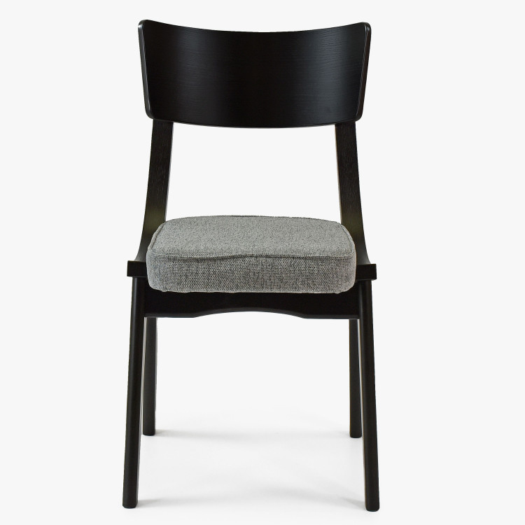 Černá dřevěná jídelní židle , Jídelní židle- 5