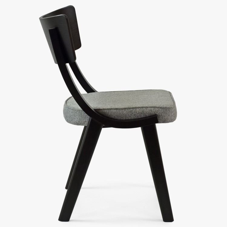 Černá dřevěná jídelní židle , Jídelní židle- 4