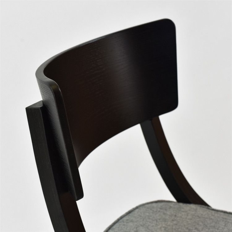 Černá dřevěná jídelní židle , Jídelní židle- 7