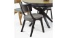 Černá dřevěná jídelní židle , Jídelní židle- 2