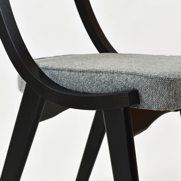 Černá dřevěná jídelní židle , Jídelní židle- 8
