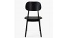 Černá jídelní židle celo dřevěná , Jídelní židle- 3