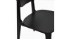 Černá jídelní židle celo dřevěná , Jídelní židle- 7