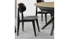 Černá jídelní židle celo dřevěná , Jídelní židle- 2