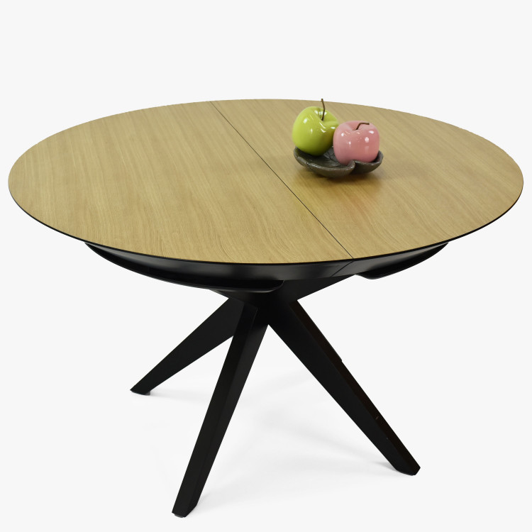 Kulatý jídelní stůl - rozkladací Ø127 cm , Jídelní stoly- 1