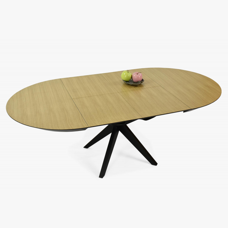 Kulatý jídelní stůl - rozkladací Ø127 cm , Jídelní stoly- 5