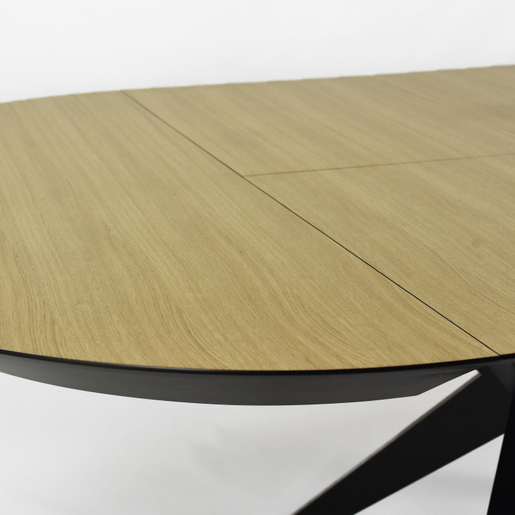 Kulatý jídelní stůl - rozkladací Ø127 cm , Jídelní stoly- 7