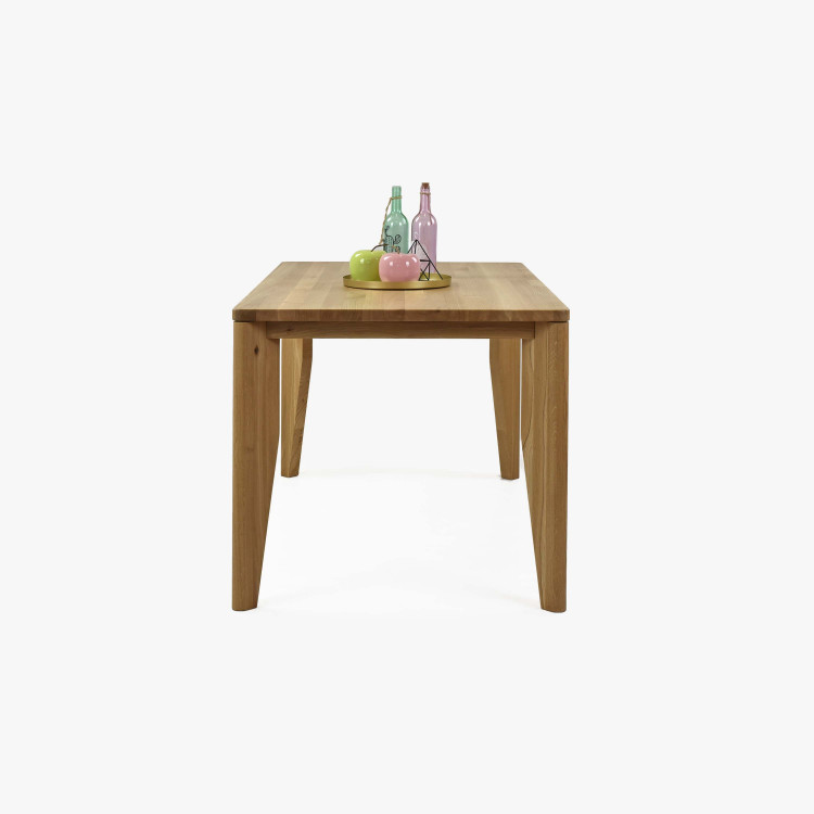 Set komfortní židle a stůl 140 x 80 masiv dub , Jídelní sety- 11