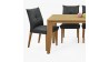 Set komfortní židle a stůl 140 x 80 masiv dub , Jídelní sety- 3