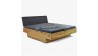 Dřevěná postel dub s možností odkládacího prostoru 180 x 200 cm , Dubové postele- 6
