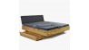 Dřevěná postel dub s možností odkládacího prostoru 180 x 200 cm , Dubové postele- 1