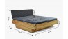 Dřevěná postel dub s možností odkládacího prostoru 180 x 200 cm , Dubové postele- 13