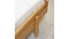 Dubová postel ve skandinávském stylu na nožičkách 180 x 200 cm , Dubové postele- 3