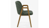 Moderní židle dub, barva čalounění zelená , Jídelní židle- 3