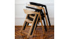 Stohovatelná dubová židle - celodřevěná , Jídelní židle- 2