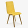 Moderní jídelní židle dub - žlutá, Arosa - Lara , Jídelní židle- 1