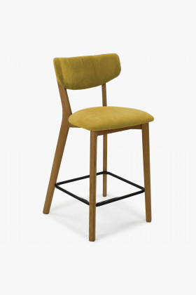 Barová židle,Amisa žlutá , Barové židle- 1
