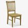 Masivní židle dubová, Rain , Jídelní židle- 1