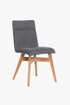 Jídelní židle skandinávský styl, barva šedá  tmavá Arona , Jídelna- 1