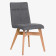 Jídelní židle skandinávský styl, barva šedá  tmavá Arona , Jídelna- 1