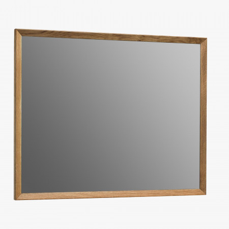 Zrcadlo s dubovým rámem - čtvercové, Vilo 50