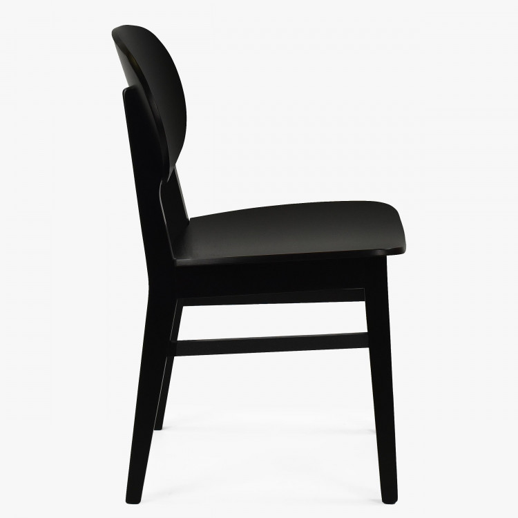 Černá jídelní židle z masivu , Jídelní židle- 3