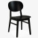 Černá jídelní židle z masivu , Jídelní židle- 1