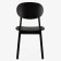 Černá jídelní židle z masivu , Jídelní židle- 5
