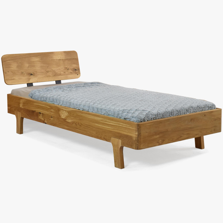 Jednolůžková postel z masivu dub 90 x 200 cm , Jednolůžkové postele- 1