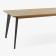 Stůl z masivu dub - matný lak s ocelovýma nohama, 197 x 100 , Jídelní stoly- 7