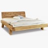 Dubová luxusní postel z trámů, Manželská Mia 140 x 200 cm , Postele- 1