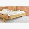 Dubová luxusní postel z trámů, Manželská Mia 140 x 200 cm , Postele- 10