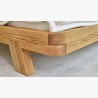 Dubová luxusní postel z trámů, Manželská Mia 140 x 200 cm , Postele- 12