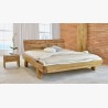 Dubová luxusní postel z trámů, Manželská Mia 140 x 200 cm , Postele- 13