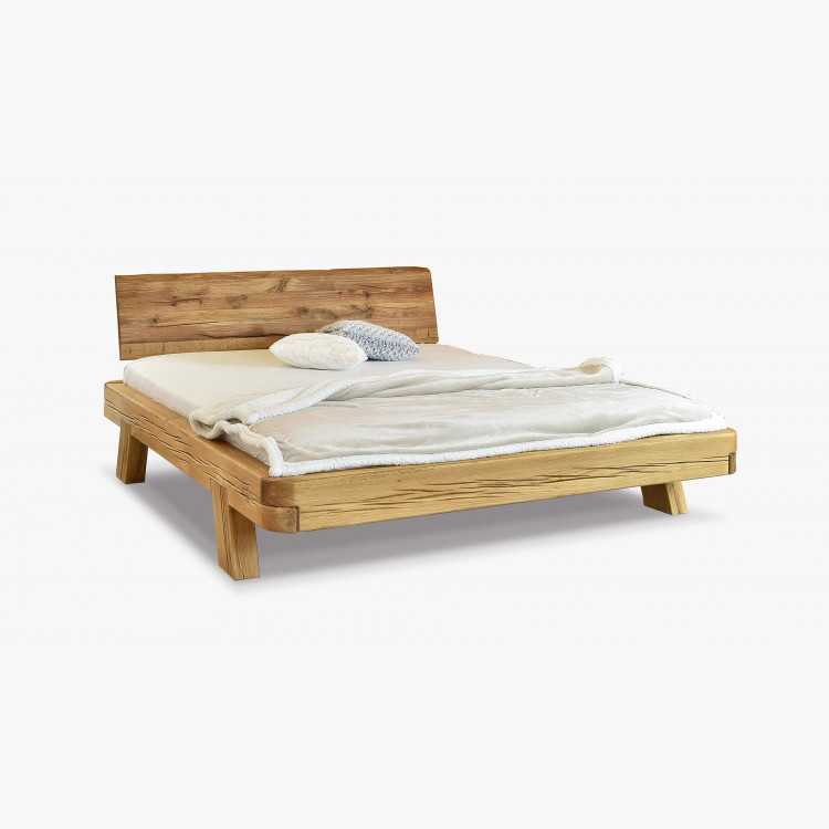 Dubová luxusní postel z trámů, Manželská Mia 140 x 200 cm , Postele- 14