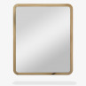 Dubové zrcadlo v barvě dub bílý 70 x 85 cm , Zrcadla- 1