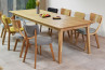 Dřevěný dubový stůl až pro 10 lidí 250 x 100 cm , Jídelní stoly- 3