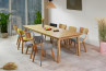 Dřevěný dubový stůl až pro 10 lidí 250 x 100 cm , Jídelní stoly- 9