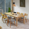 Dřevěný dubový stůl až pro 10 lidí 250 x 100 cm , Jídelní stoly- 10