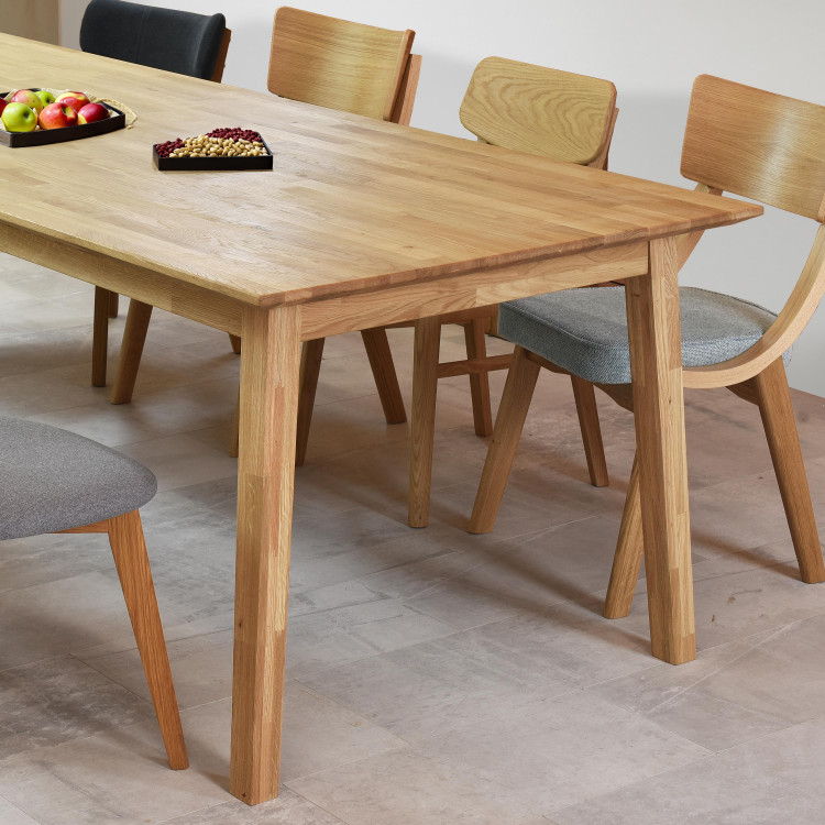 Dřevěný dubový stůl až pro 10 lidí 250 x 100 cm , Jídelní stoly- 2